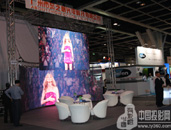 风之帆LED全彩动态显示屏闪亮香港InfoComm