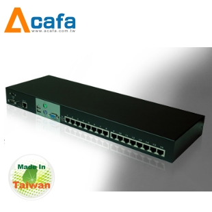 供应:KC116P Cat5 IP KVM 电脑切换器